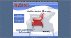 Desktop Screenshot of metroleather.com